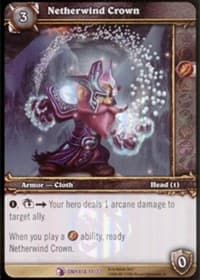 Netherwind Crown - Onyxia's Lair Treasure - WoW card