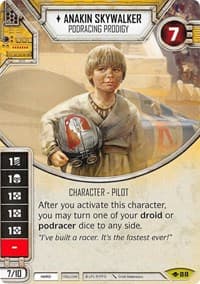 Anakin Skywalker - Podracing Prodigy - Way of the Force - Star Wars: Destiny card