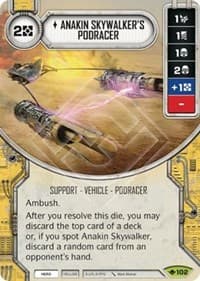Anakin Skywalker's Podracer - Way of the Force - Star Wars: Destiny card