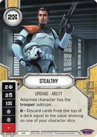 Stealthy (Card Only) - Way of the Force - Star Wars: Destiny card