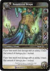 Sapphiron Drape - Onyxia's Lair Treasure - WoW card