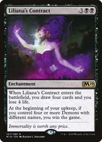 Liliana's Contract - Core Set 2019 - Magic: The Gathering card