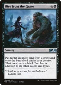 Rise from the Grave - Core Set 2019 - Magic: The Gathering card