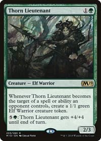 Thorn Lieutenant - Core Set 2019 - Magic: The Gathering card