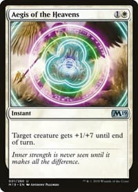 Aegis of the Heavens - Core Set 2019 - Magic: The Gathering card