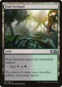 Foul Orchard - Core Set 2019 - Magic: The Gathering card