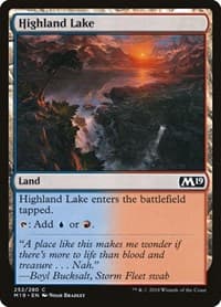 Highland Lake - Core Set 2019 - Magic: The Gathering card