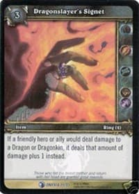 Dragonslayer's Signet - Onyxia's Lair Treasure - WoW card