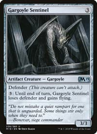 Gargoyle Sentinel - Core Set 2019 - Magic: The Gathering card
