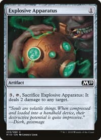 Explosive Apparatus - Core Set 2019 - Magic: The Gathering card