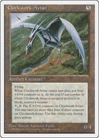 Clockwork Avian - Fourth Edition - Magic: The Gathering card