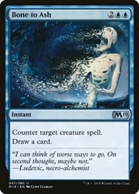 Bone to Ash - Core Set 2019 - Magic: The Gathering card