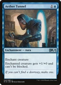 Aether Tunnel - Core Set 2019 - Magic: The Gathering card