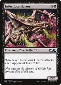 Infectious Horror - Core Set 2019 - Magic: The Gathering card
