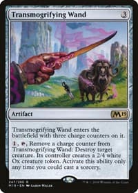 Transmogrifying Wand - Core Set 2019 - Magic: The Gathering card