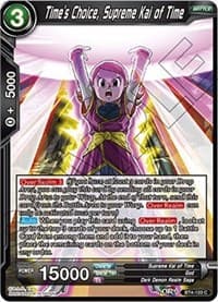 Time's Choice, Supreme Kai of Time - Colossal Warfare - Dragon Ball Super: Masters card