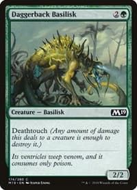 Daggerback Basilisk - Core Set 2019 - Magic: The Gathering card