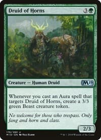 Druid of Horns - Core Set 2019 - Magic: The Gathering card