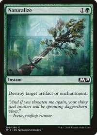 Naturalize - Core Set 2019 - Magic: The Gathering card