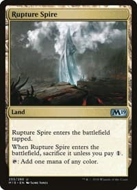 Rupture Spire - Core Set 2019 - Magic: The Gathering card