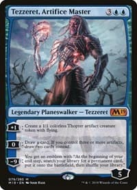 Tezzeret, Artifice Master - Core Set 2019 - Magic: The Gathering card