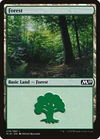 Forest (278) - Core Set 2019 - Magic: The Gathering card