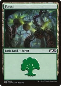 Forest (280) - Core Set 2019 - Magic: The Gathering card