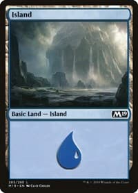 Island (265) - Core Set 2019 - Magic: The Gathering card