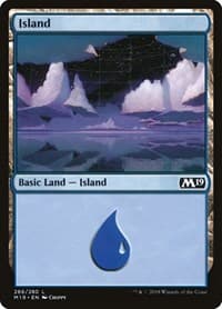 Island (266) - Core Set 2019 - Magic: The Gathering card