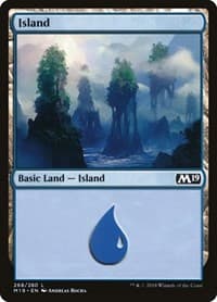 Island (268) - Core Set 2019 - Magic: The Gathering card