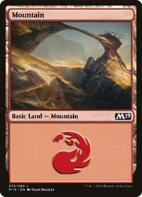 Mountain (273) - Core Set 2019 - Magic: The Gathering card