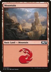 Mountain (274) - Core Set 2019 - Magic: The Gathering card