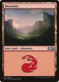 Mountain (275) - Core Set 2019 - Magic: The Gathering card