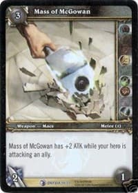 Mass of McGowan - Onyxia's Lair Treasure - WoW card