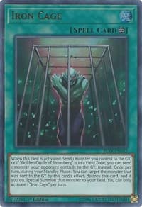 Iron Cage - Battles of Legend: Relentless Revenge - YuGiOh card
