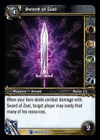 Sword of Zeal - Onyxia's Lair Treasure - WoW card