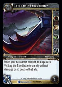 Vis'kag the Bloodletter - Onyxia's Lair Treasure - WoW card