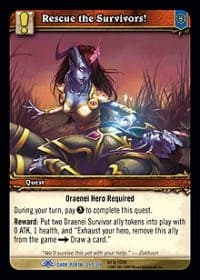 Rescue the Survivors! - Dark Portal - WoW card
