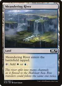 Meandering River - Core Set 2019 - Magic: The Gathering card