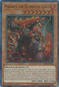 Pyrorex the Elemental Lord - Battles of Legend: Relentless Revenge - YuGiOh card