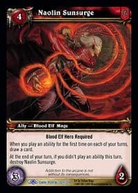 Naolin Sunsurge - Dark Portal - WoW card