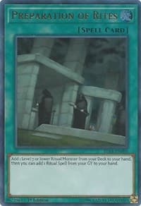 Preparation of Rites - Battles of Legend: Relentless Revenge - YuGiOh card