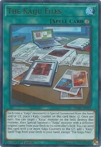 The Kaiju Files - Battles of Legend: Relentless Revenge - YuGiOh card