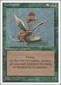 Cockatrice - Fourth Edition - Magic: The Gathering card