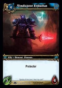 Vindicator Enkallus - Dark Portal - WoW card