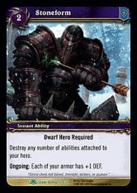 Stoneform - Dark Portal - WoW card