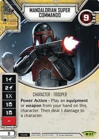 Mandalorian Super Commando - Way of the Force - Star Wars: Destiny card