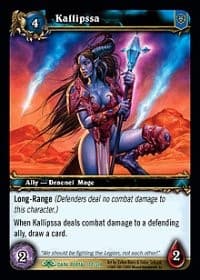 Kallipssa - Dark Portal - WoW card