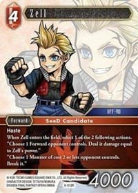 Zell - Opus VI - Final Fantasy TCG card