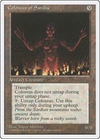 Colossus of Sardia - Fourth Edition - Magic: The Gathering card